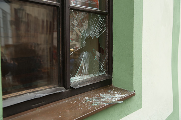 A2B Glass are able to board up broken windows while they are being repaired in Welling.